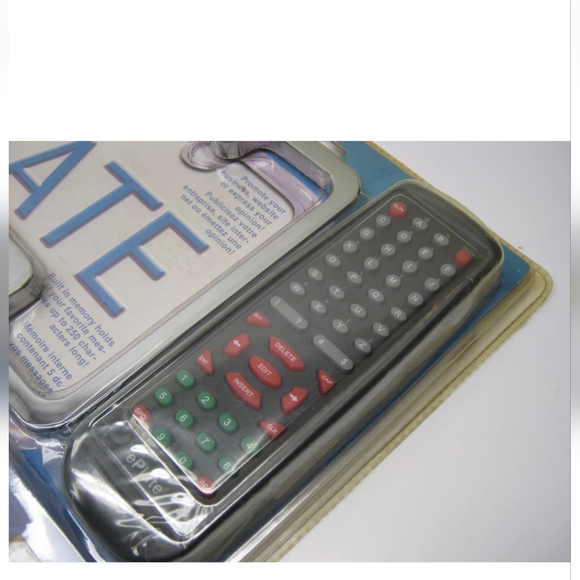 SCROLLING LICENSE PLATE FRAME new sealed in package w/ remote control unit - Picture 6 of 17